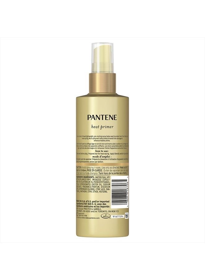 Pro-V Nutrient Boost Heat Primer Thermal Heat Protection Pre-Styling Spray, 6.4 Fl oz, 5.243 Fl oz