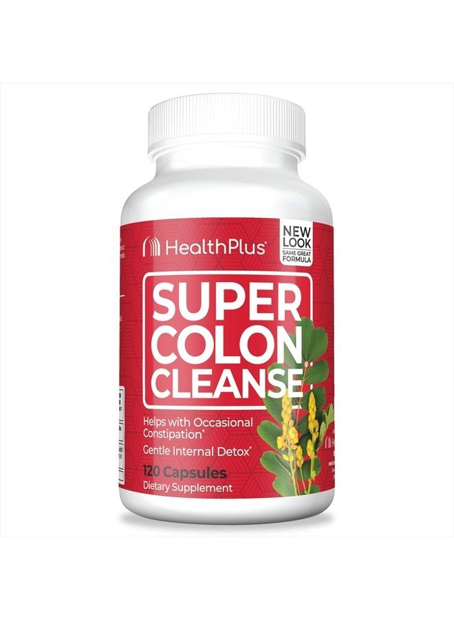 Super Colon Cleanse: 10-Day Cleanse -Detox | 3 Cleanses, 120 Count (Pack of 1)