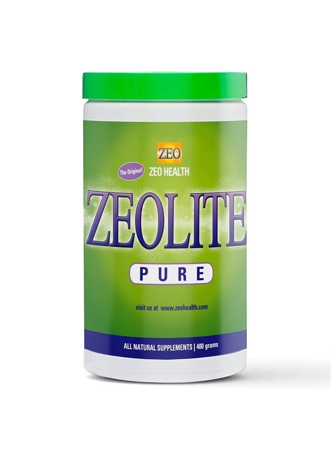 Zeolite Pure | Full Body Detox Cleanse | Safe, Gentle, & Effective Energy Booster That Supports Gut Health, Mental Clarity, & Healthy Inflammation Response | Original Zeolite Powder (400 Servings)