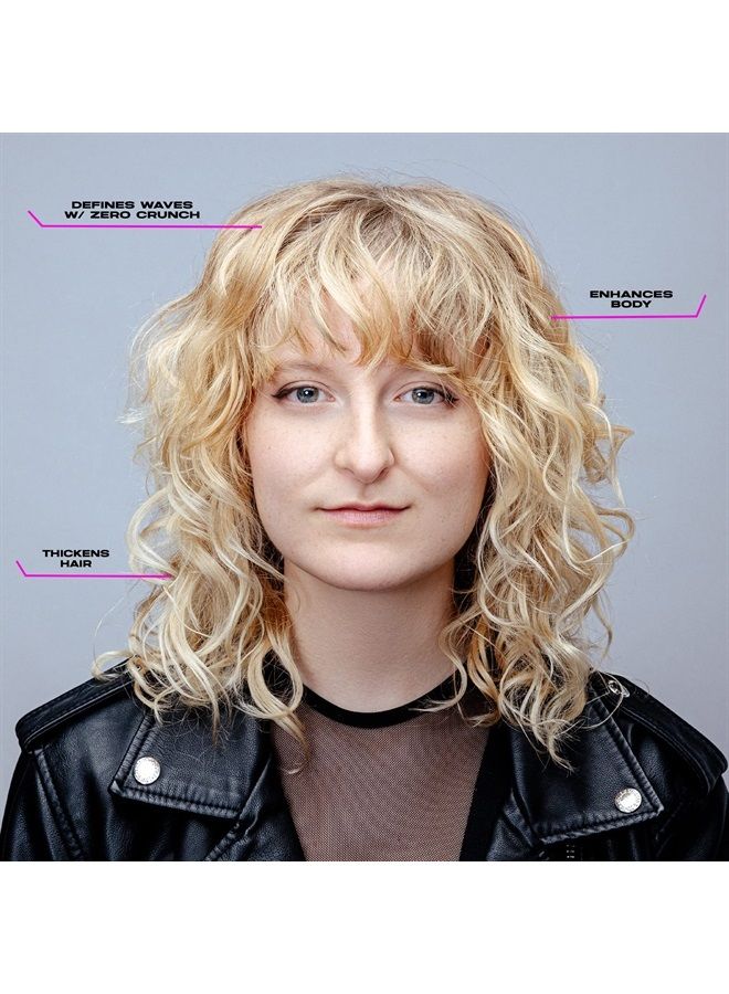 Hair Wavetech Wave Foam - Vegan Formula with Pro-Vitamin B5 and Anti-Frizz Nutrients to Fight Static, Control Frizz, and Enhance Your Wavy Hair, 6.7 Fl Oz 1-Pack (Wavetech Original Wave Foam)