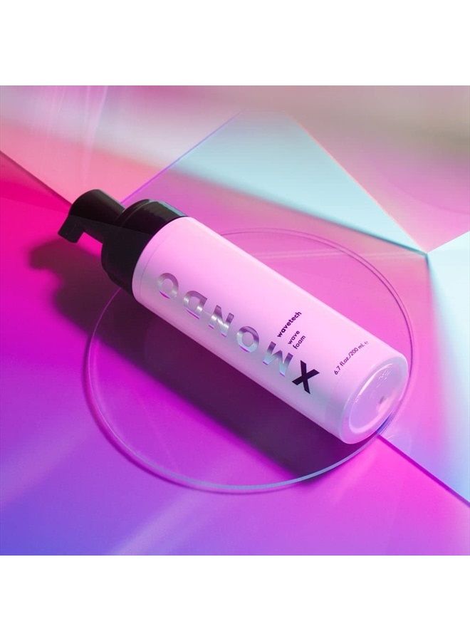 Hair Wavetech Wave Foam - Vegan Formula with Pro-Vitamin B5 and Anti-Frizz Nutrients to Fight Static, Control Frizz, and Enhance Your Wavy Hair, 6.7 Fl Oz 1-Pack (Wavetech Original Wave Foam)