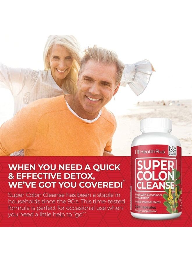 Super Colon Cleanse: 10-Day -Detox | More than 1 Cleanse, 60 Count (Pack of 1)