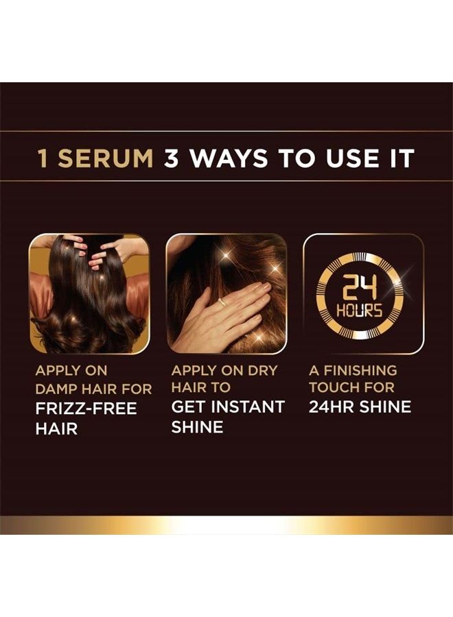 Hair Serum Enriched with Walnut Oil Gives Frizz-free Satin Smooth Hair 100ml (3.5 Oz)