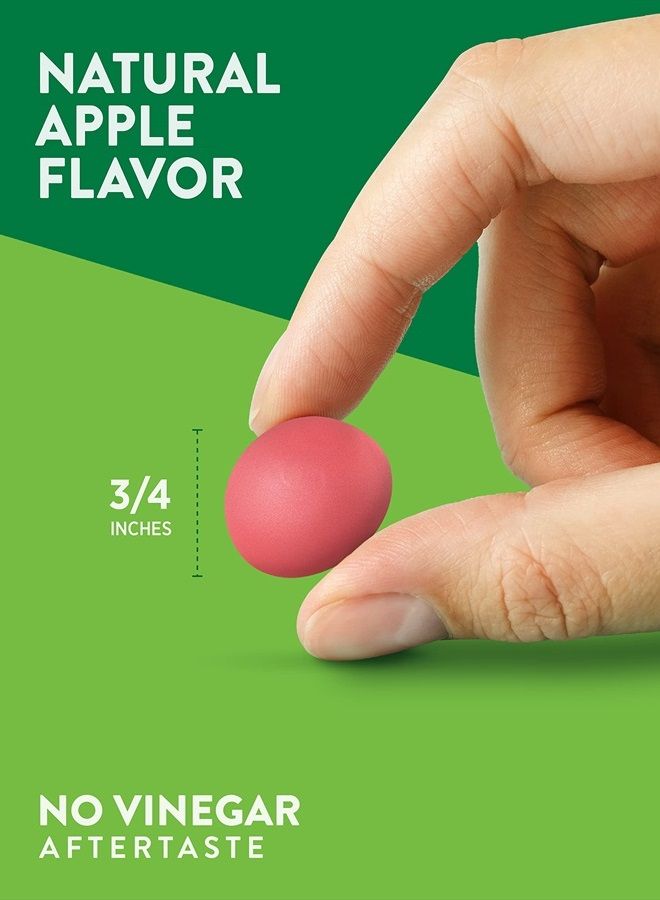 Apple Cider Vinegar Gummies | 600 mg | 75 Gummies | Natural Apple Flavor | Vegan, Non-GMO, Gluten Free Supplement