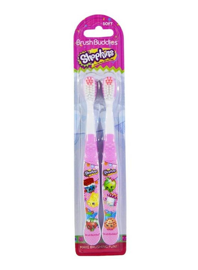 2-Piece Shopkins Soft Toothbrush Set