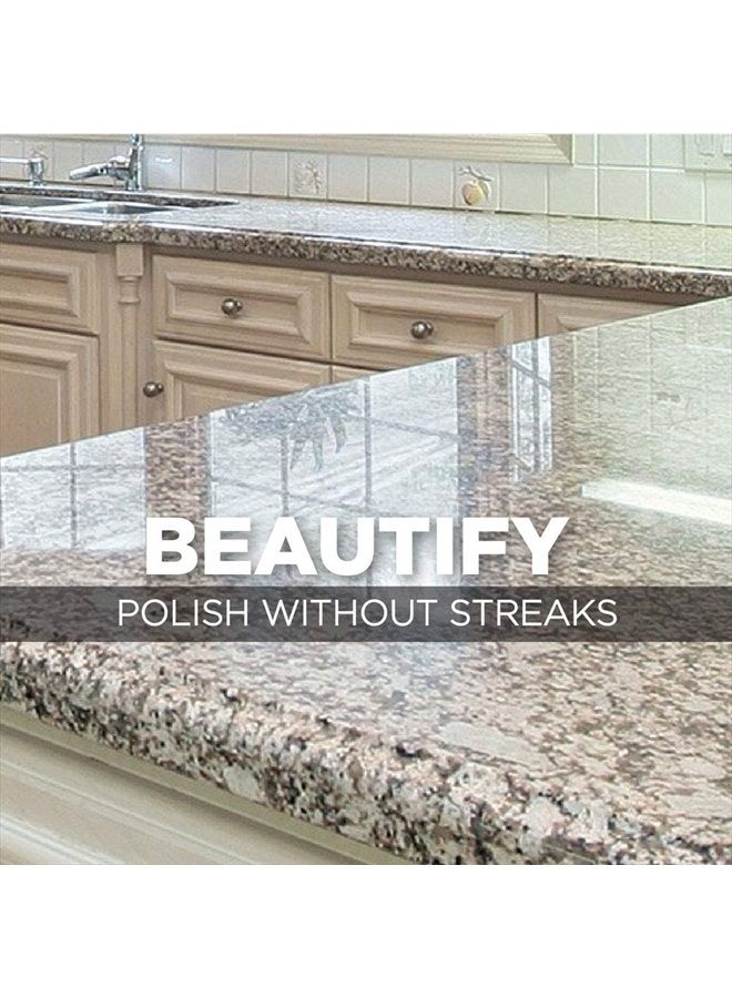 Granite Stone Clean, Polish and Protect - 24 Ounce - Streak-Free, pH Neutral Formula for Daily Use on Interior and Exterior Natural Stone