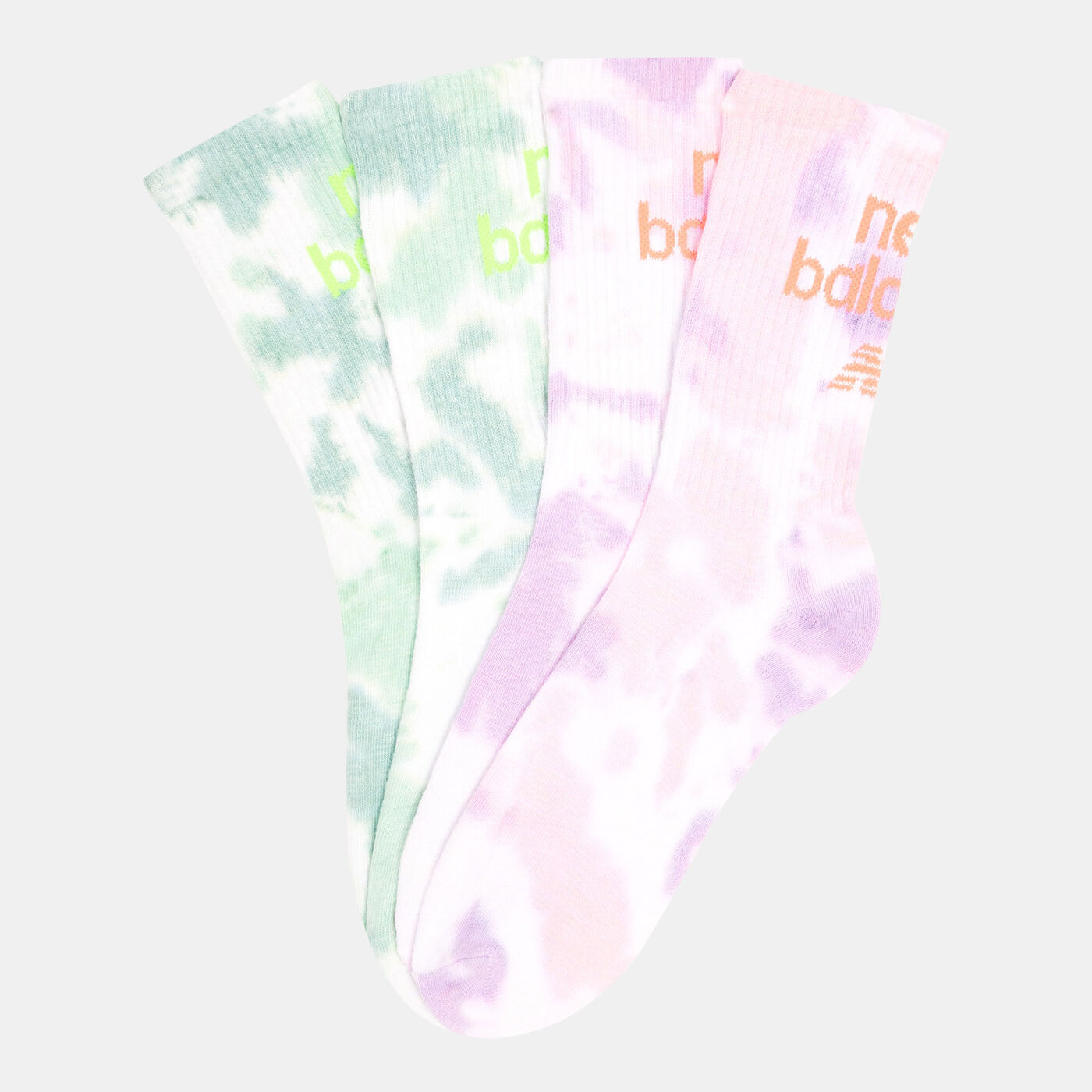 NB Essential Tie Dye Midcalf Socks (2 Pack)