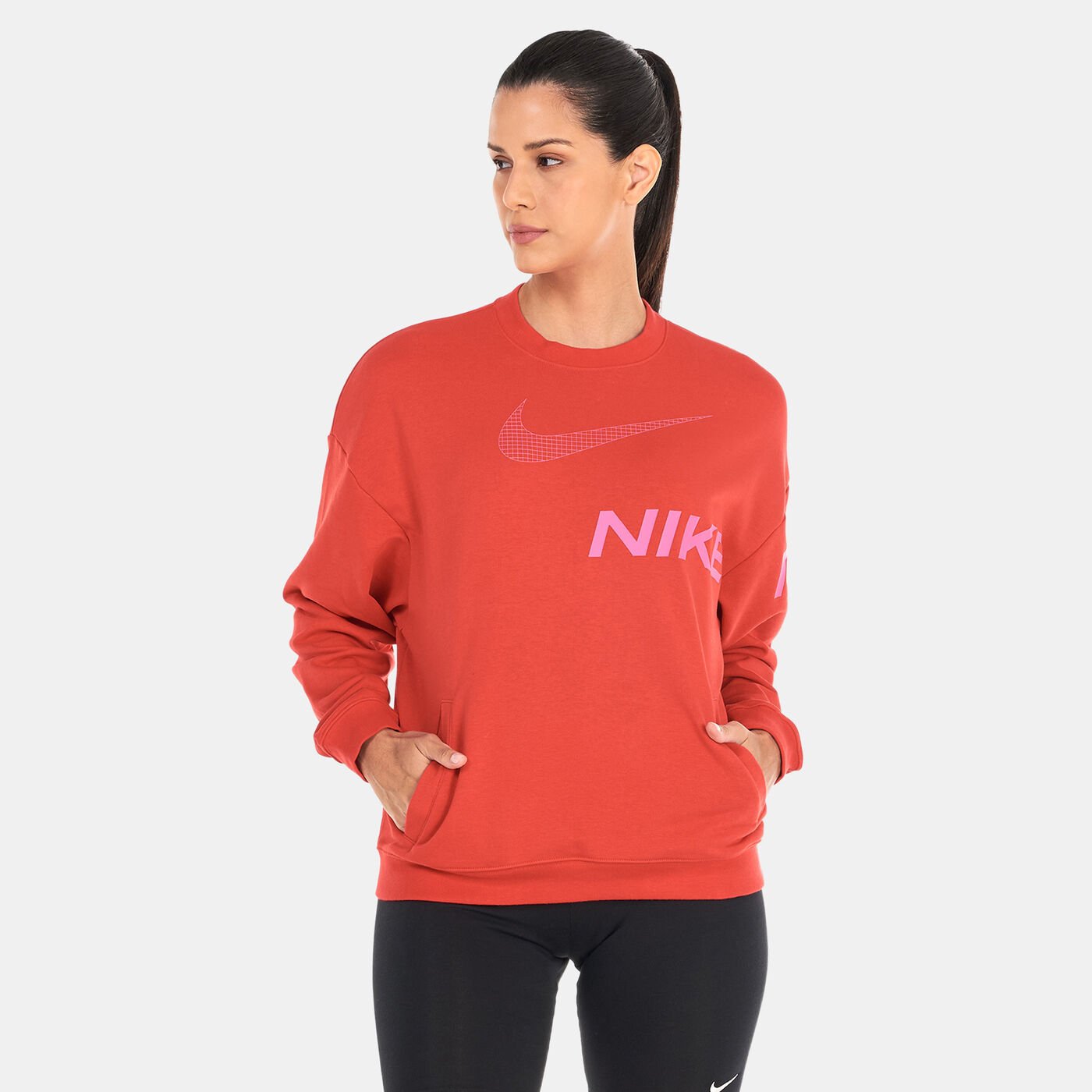 Women's Dri-FIT Get Fit Graphic Crew Sweatshirt