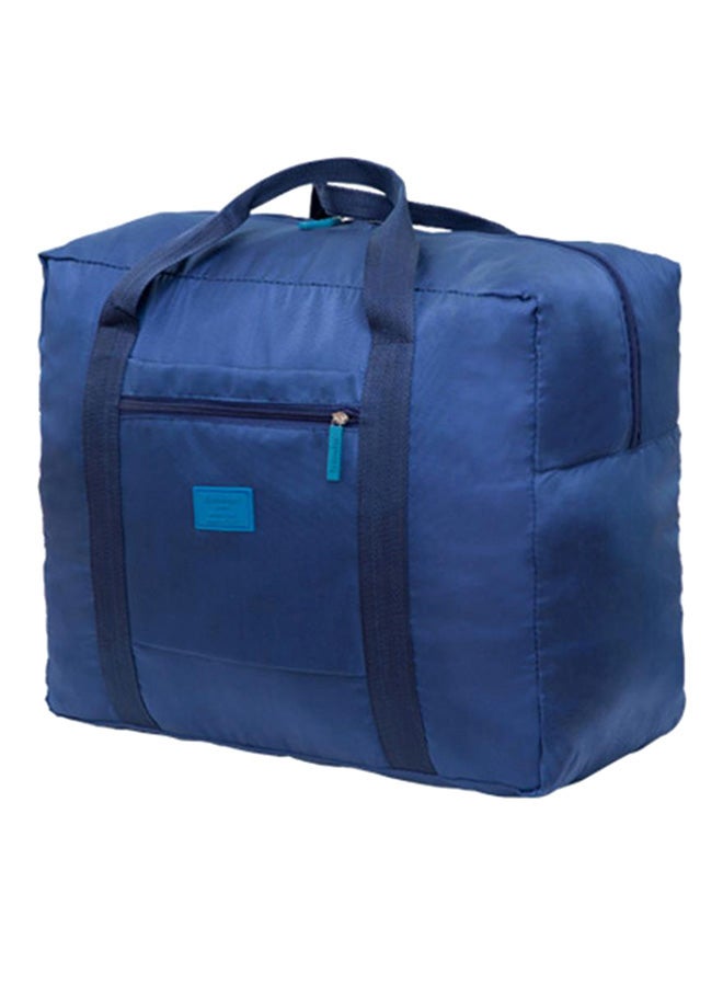 Waterproof And Foldable Travel Duffel Bag Navy Blue
