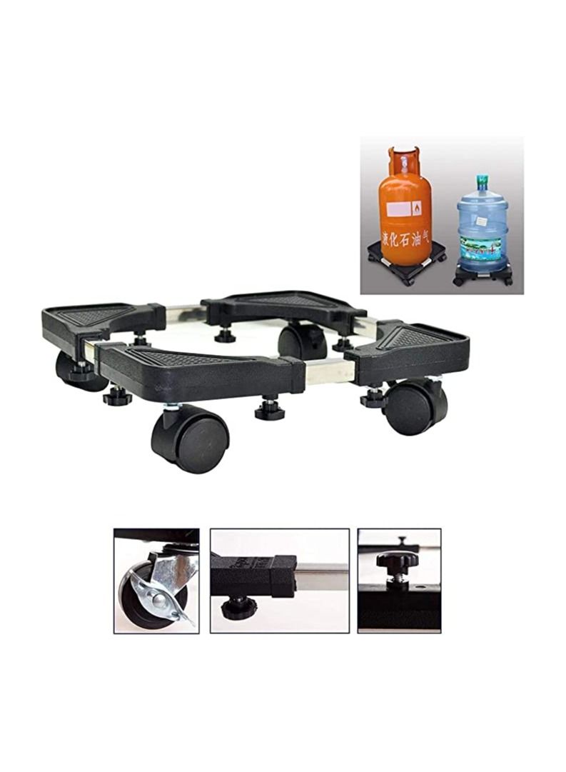 Base Rack Stand with Wheel Removable Trolly Cart for Domestic Appliances