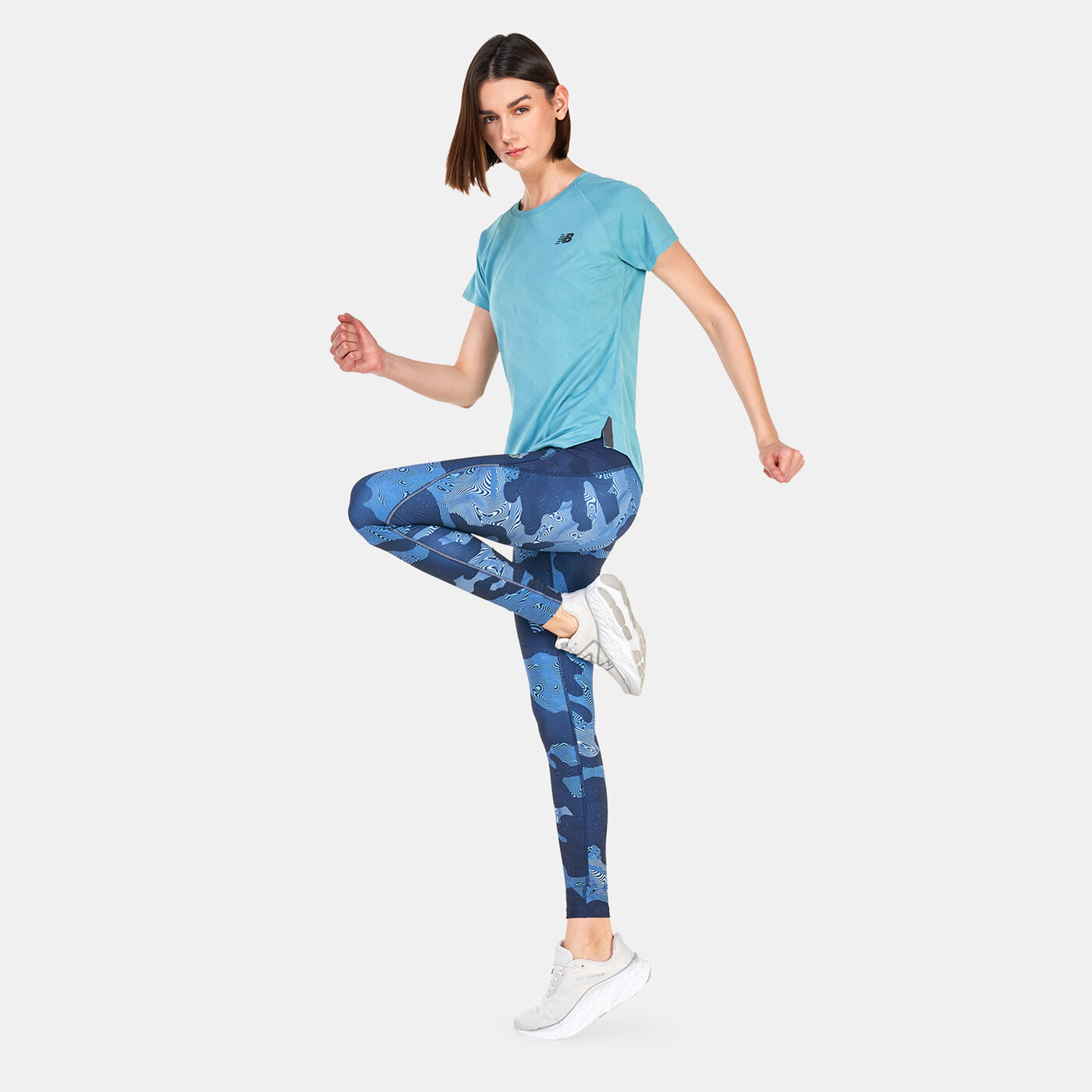 Women's Printed Impact Run Leggings