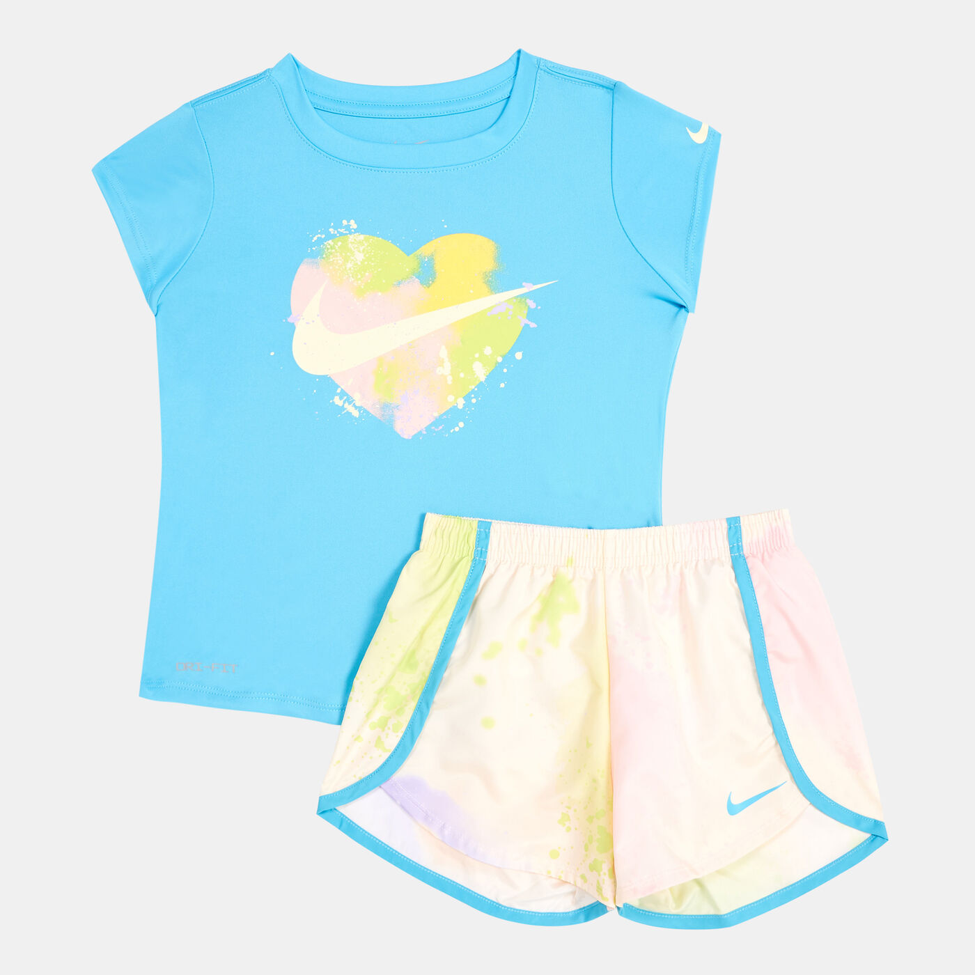Kids' Just DIY It Dri-FIT Sprinter T-Shirt and Shorts Set (Younger Kids)