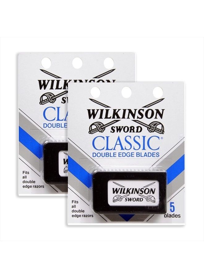 Classic Double Edge Razor Blades- (Pack of Two)