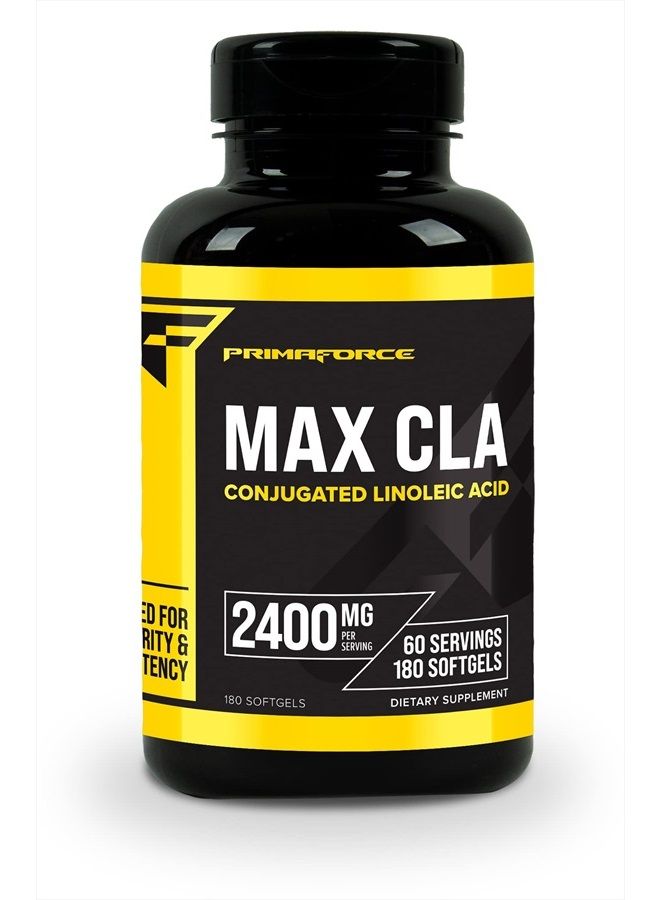 CLA 2400 mg per Serving (180 softgels) Weight Management Supplement for Men and Women, Non-Stimulating, Non-GMO & Gluten Free