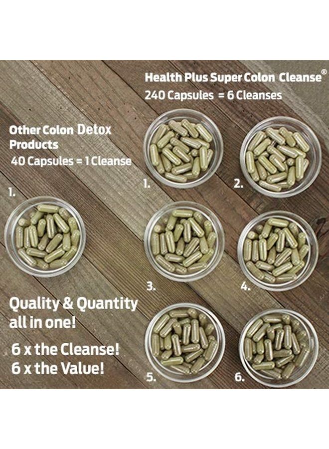 Inc Super Colon Cleanse 530 mg 240 Capsules, Package may vary