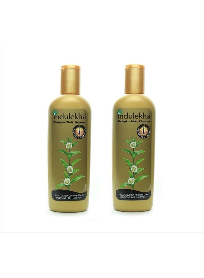 Indulekha Bringha Anti Hair Fall Shampoo (Hair Cleanser) 200ml, 6.76 oz (Pack of 2)