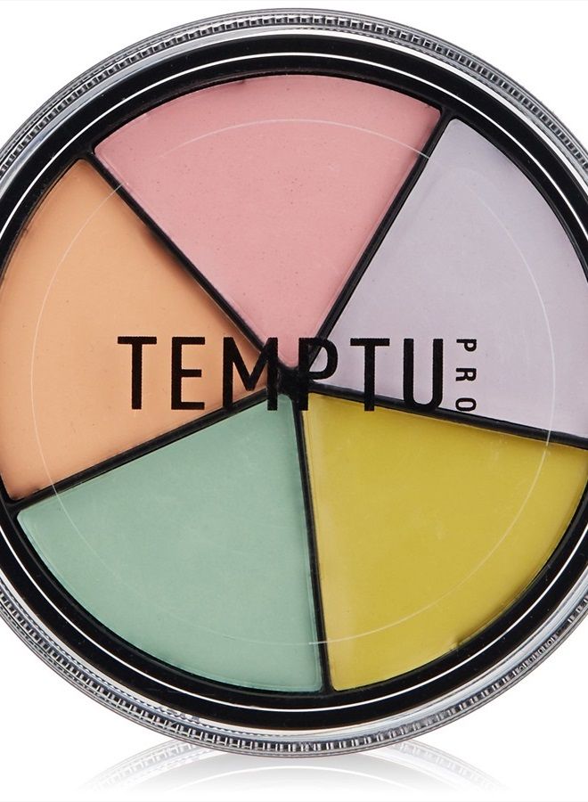 TEMPTU S/B Neutralizer Wheel - Includes 5 Color-Correcting Shades To Perfect & Even Out All Skin Types & Tones | Multi-use, Can Be Applied With Brush, Sponge, or Fingertips, 1 pack