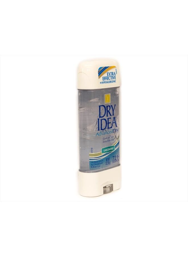 Advanced Dry Unscented Antiperspirant & Deodorant Clear Gel 3 oz (Pack of 11)