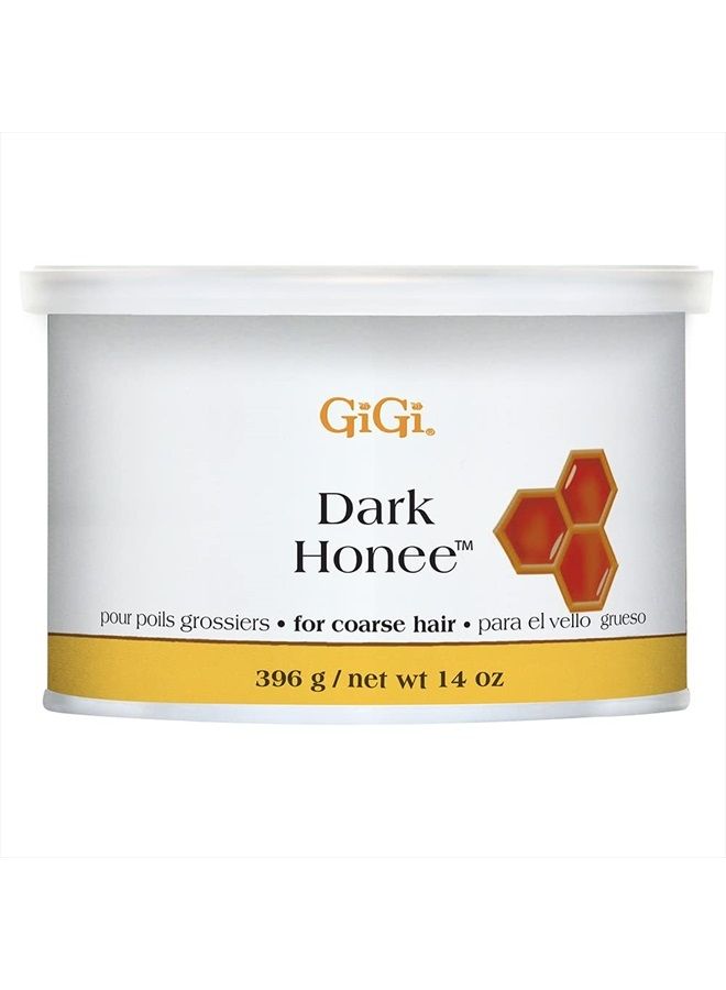 Dark Honee Hair Removal Soft Wax, Thick to Coarse Hairs, Normal to Dry Skin, Men and Women, 14 oz.