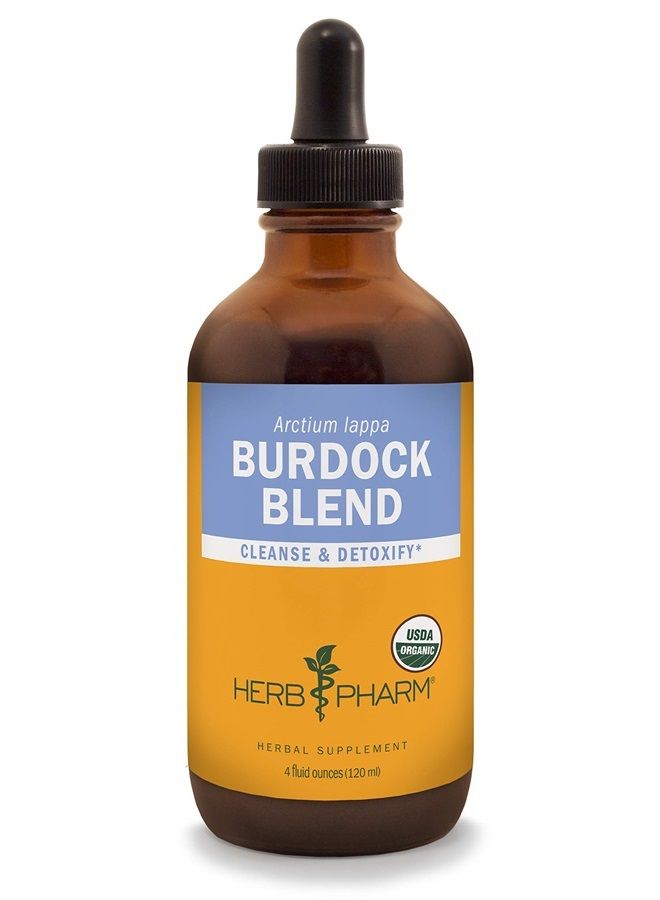 Burdock Blend Liquid Extract to Support Cleansing & Detoxifying - 4 Ounce