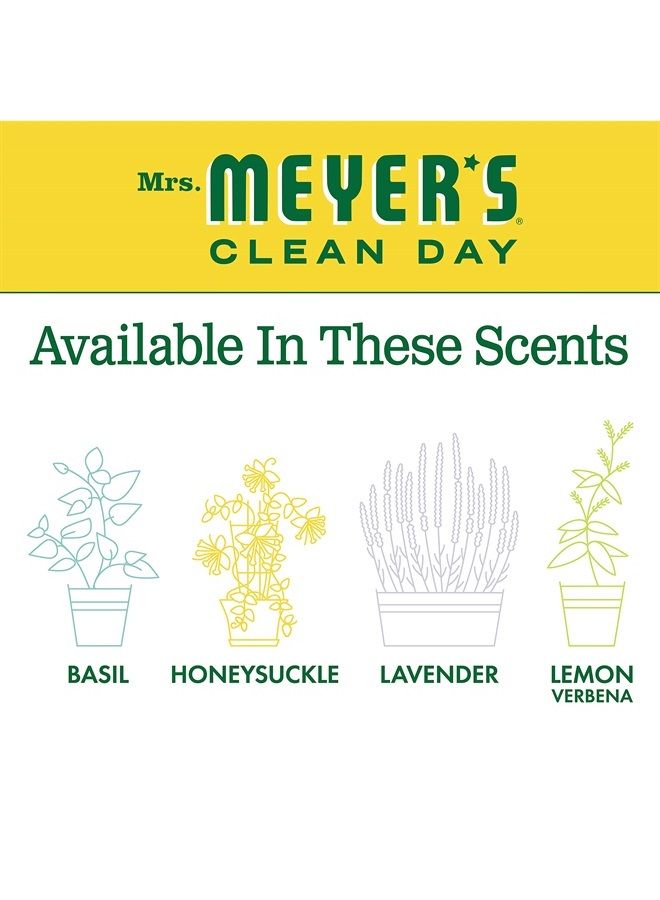 Mrs. Meyer's Hand Lotion for Dry Hands, Non-Greasy Moisturizer Made with Essential Oils, Honeysuckle, 12 oz