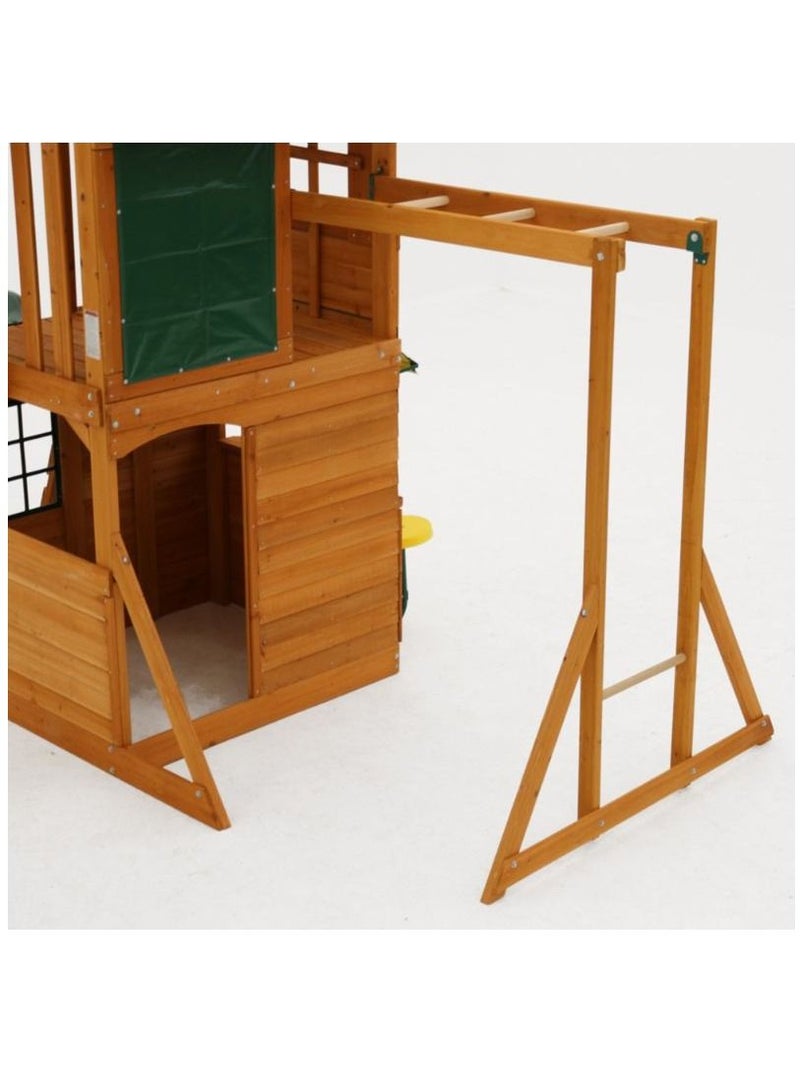 Kidkraft Ridgeview Deluxe Clubhouse Wooden Playset with Swing Set