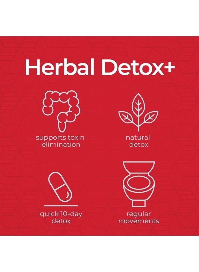 Herbal Detox+ (10-Day Cleanse) 40 Capsules, 20 Servings