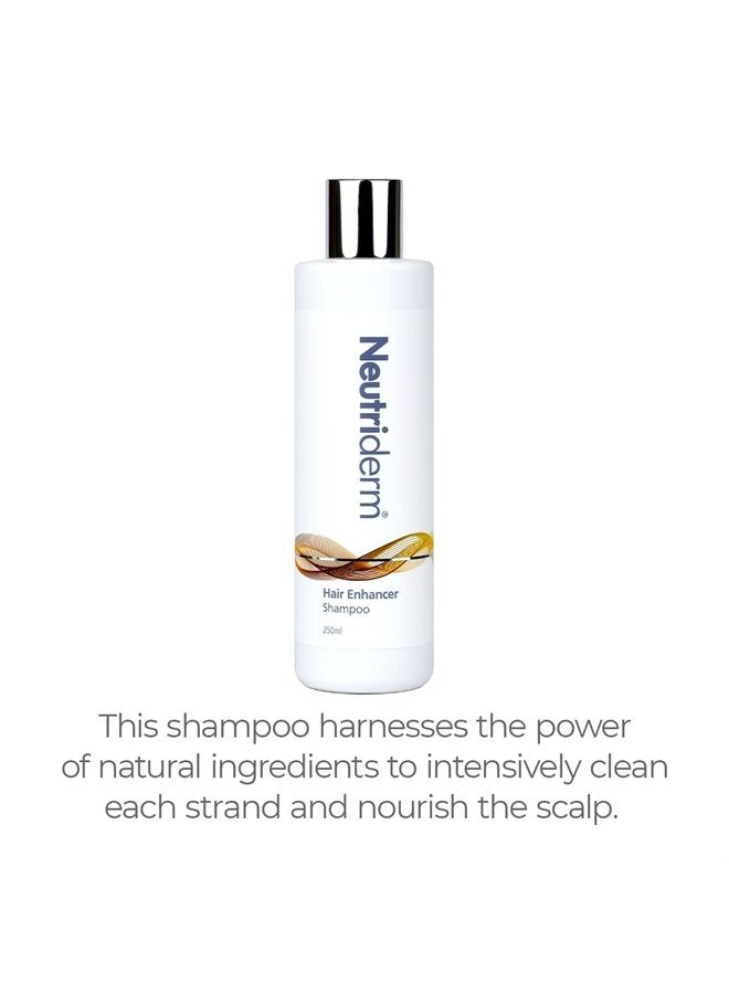 Hair Enhancer Shampoo - Thickening + Strengthening Shampoo for Dry, Weak and Damaged Strands, 250ml