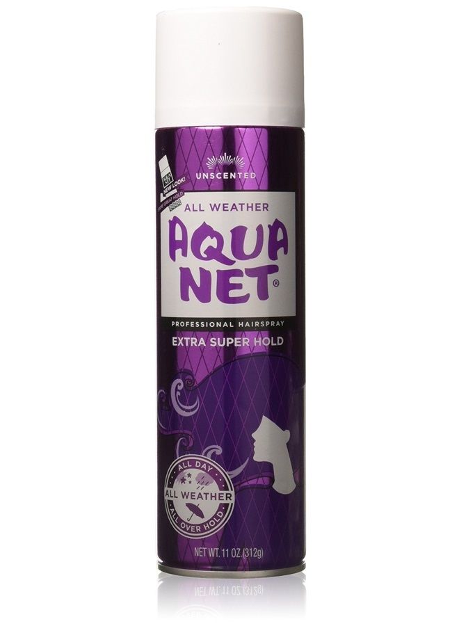 Extra Super Hold Professional Hair Spray Unscented 11 oz(Pack of 3)