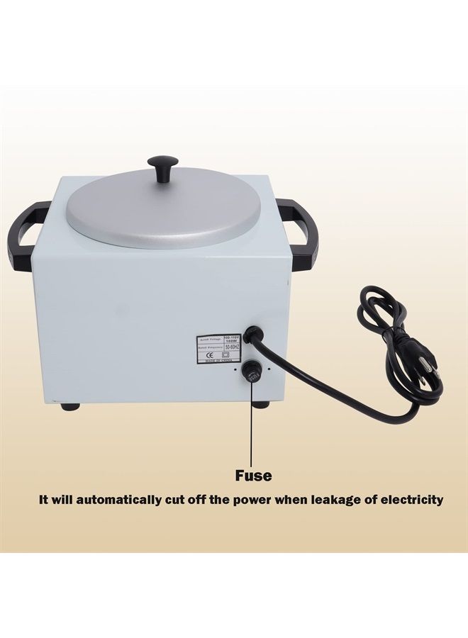 𝟐𝟎𝟐𝟑 𝙐𝗽𝒈𝒓𝒂𝒅𝒆𝒅 Single Pot Electric Wax Warmer Machine for Body Hair Removal Hot SPA Aluminum Heater with Wooden Wax Sticks