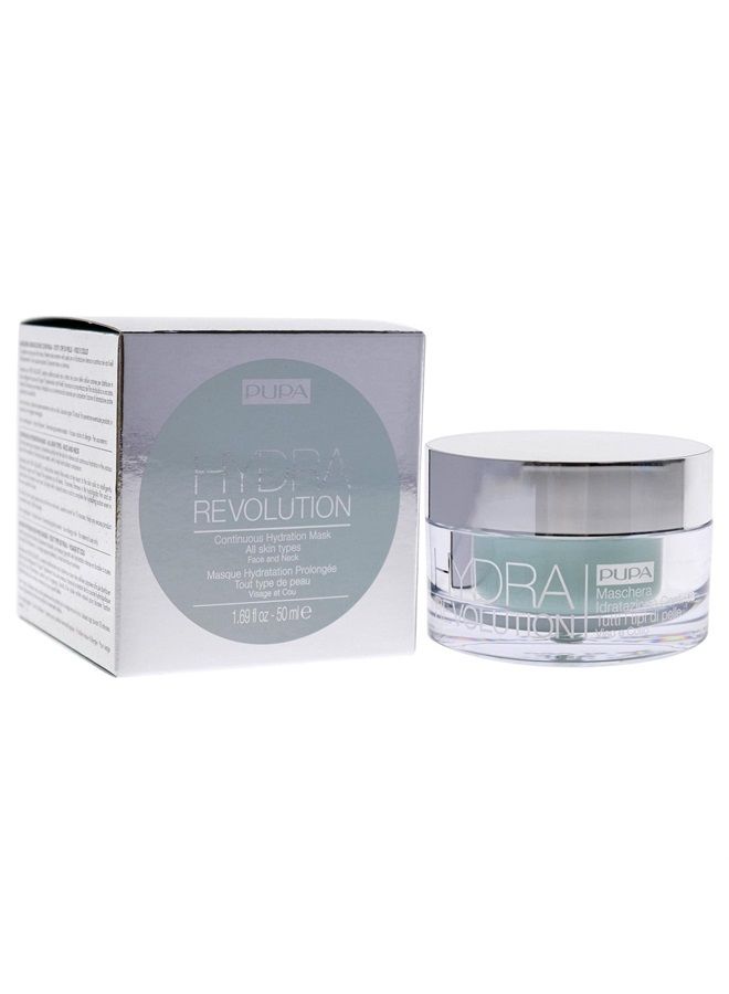 Milano Hydra Revolution Continuous Hydration Face Mask - Helps Firm And Balance The Skin - Provides Ultimate Moisturization - Fights Fine Lines, Wrinkles, And Other Signs Of Aging - 1.69 Oz