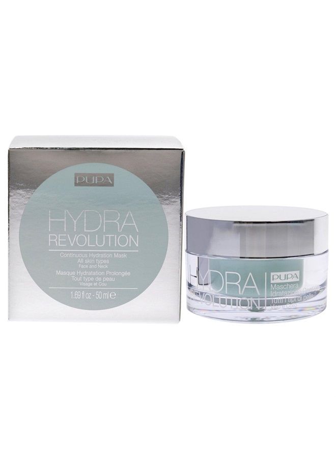 Milano Hydra Revolution Continuous Hydration Face Mask - Helps Firm And Balance The Skin - Provides Ultimate Moisturization - Fights Fine Lines, Wrinkles, And Other Signs Of Aging - 1.69 Oz
