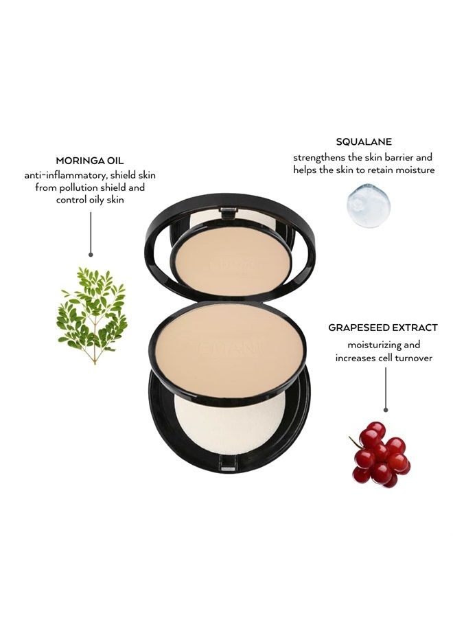 EMANI Vegan Cosmetics Flawless Matte Foundation, 289 Linen, 0.42 Ounce