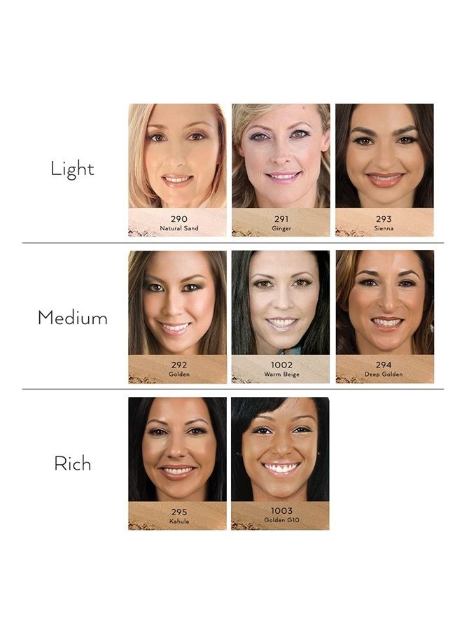 EMANI Vegan Cosmetics Flawless Matte Foundation, 289 Linen, 0.42 Ounce