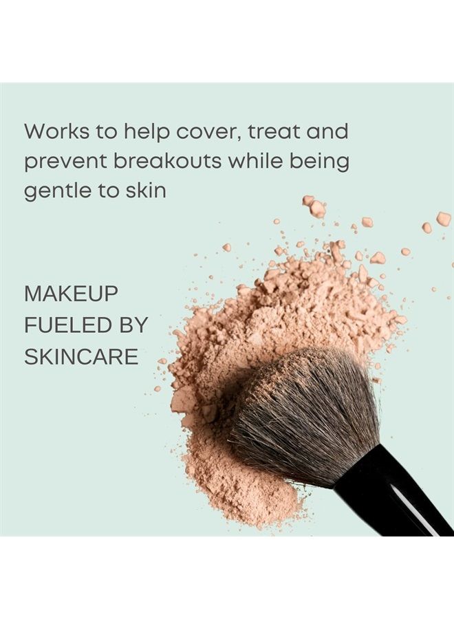 EMANI Vegan Cosmetics Flawless Matte Foundation, 289 Linen, 0.42 Ounce
