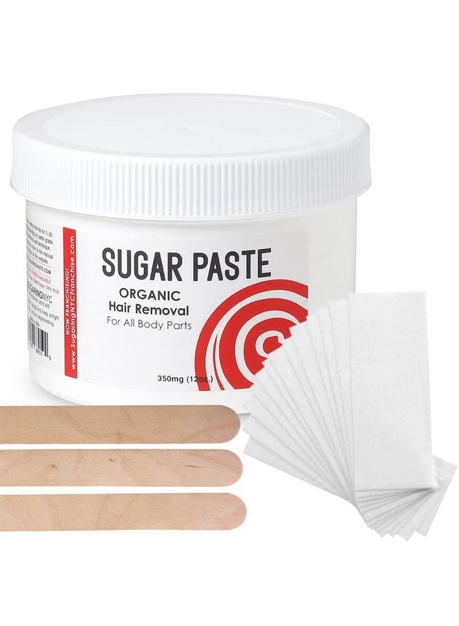 Hair Removal Paste at Home Kit - (Strips, Applicator Sticks) Large350g (12oz.)
