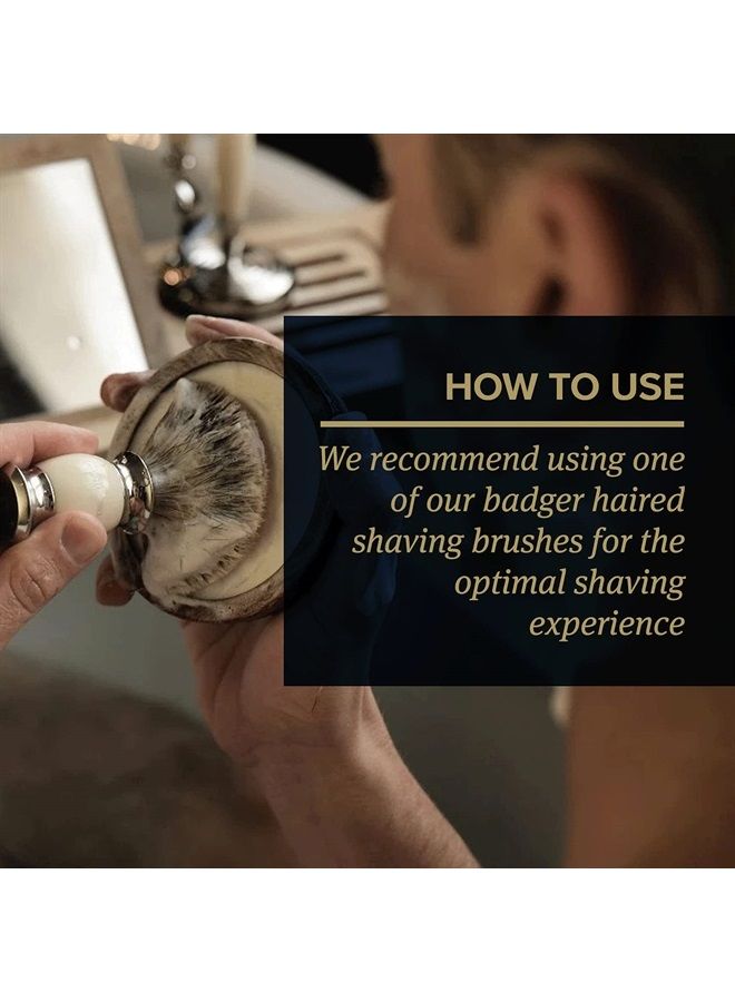 Shaving Cream Bowl - Sandalwood | Smooth Glide for Incredibly Close, Yet Comfortable Hydrating Shave, 6.7 ounces