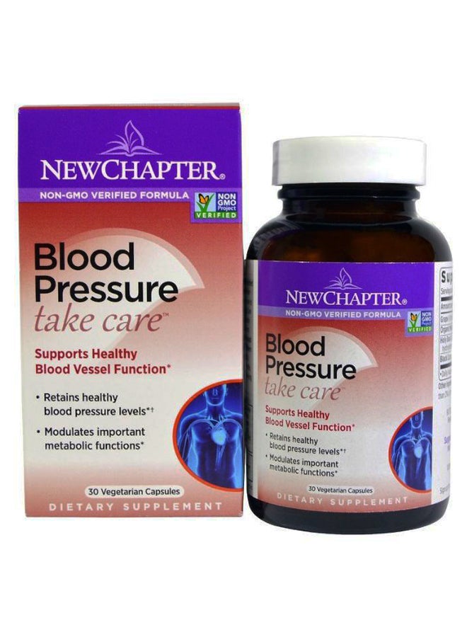 Blood Pressure Dietary Supplement - 30 Capsules