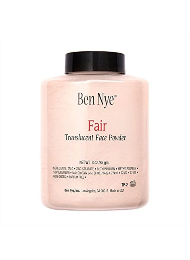 Fair Translucent Powder Shaker Bottle 3 Oz