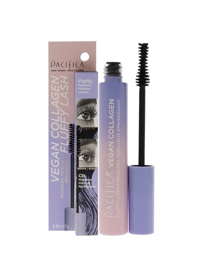 Vegan Collagen Fluffy Lash Mascara - Black Mascara Women 0.24 oz