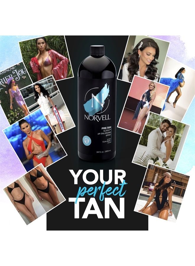 Pre-Sunless Tanning XLATAN pH Balancing Spray, 1 Liter