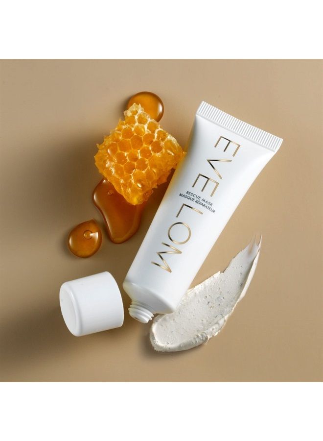 Rescue Mask | Facial mask that purifies, exfoliates and hydrates. Honey-infused Kaolin Clay conditions skin while ground almonds gently exfoliate reveal a brighter complexion - 50 ml