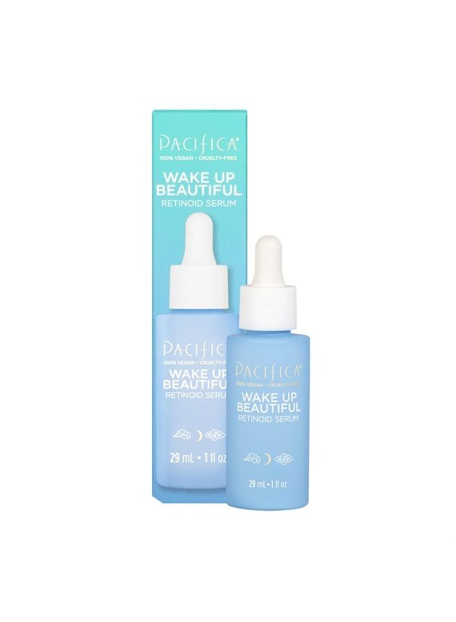 Beauty | Wake Up Beautiful Overnight Retinoid Serum | For Fine Lines & Wrinkles, Dark Spots, and Uneven Skin Tone | Petroleum-Free | For Aging Skin | Clean Skincare | Vegan + Cruelty Free