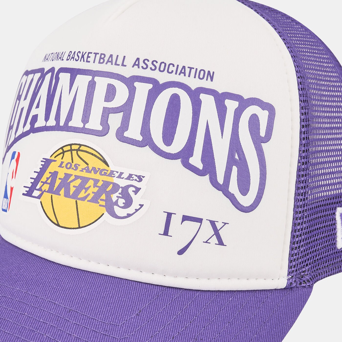 Men's Los Angeles Lakers League Champions A-Frame Trucker Cap