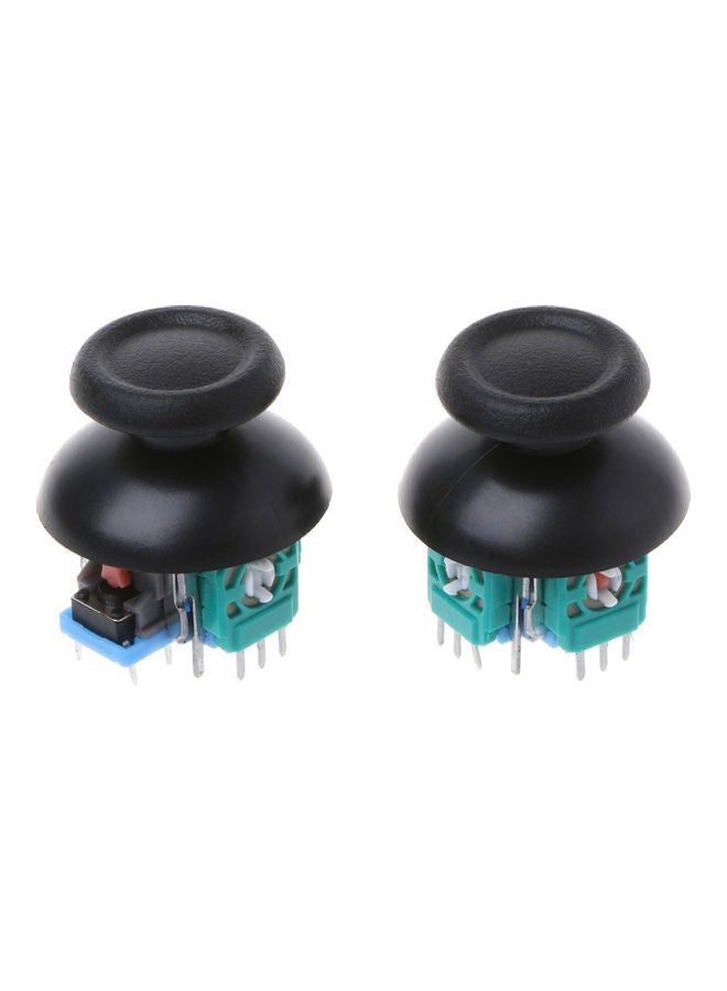 2Pcs Analog Thumb Joystick Repair Parts Dualshock Replacement for PS4 Controller