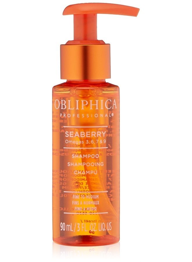 Seaberry Shampoo Fine To Medium, 3 Fl oz