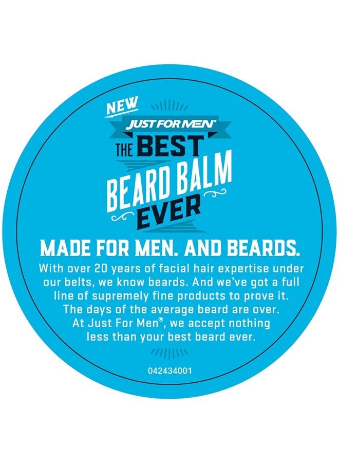 Just For Men The Best Beard Balm Ever, Stlying Balm with Oatmeal, Aloe, Chamomile, and Jojoba Oil, 2.25 Fluid Ounce