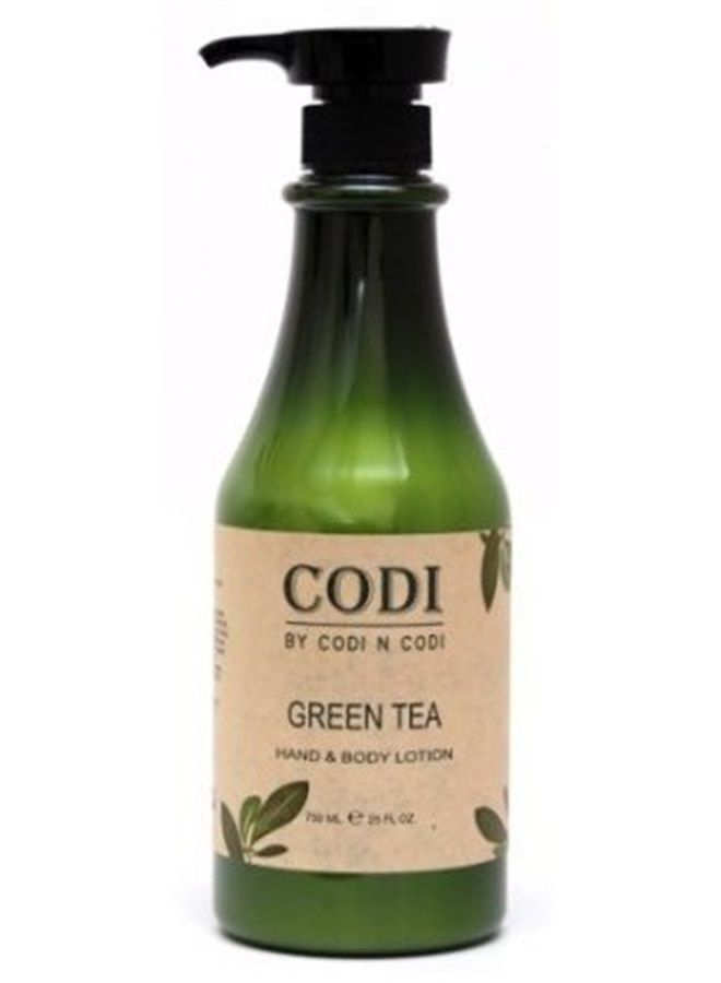 Codi Green Tea Hand & Body Lotion 750ml/25oz (pack of 2)