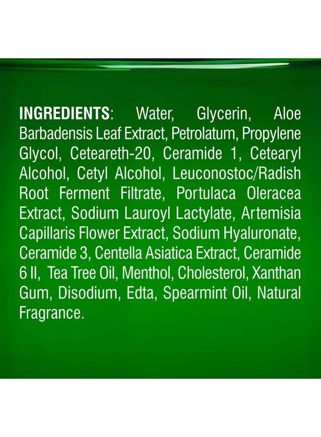 Athletes Foot Cream with Tea Tree Oil, Aloe & Spearmint - Hydrates, Softens & Conditions Dry Cracked Feet, Heel and Calluses,- Helps Soothe Irritated Skin - 8 oz