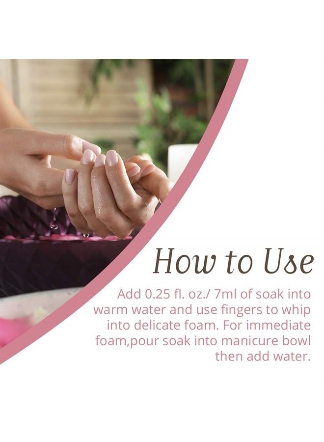 Mani Spa Liquid Hand Soak | Softens, Moisturizes Hands, Nails, and Cuticles for Great Manicure Pre Treatment | Made in The USA |Grapefruit Scent |8 Oz